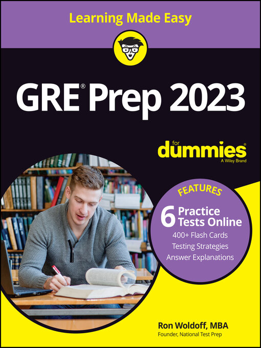 Title details for GRE Prep 2023 For Dummies with Online Practice by Ron Woldoff - Wait list